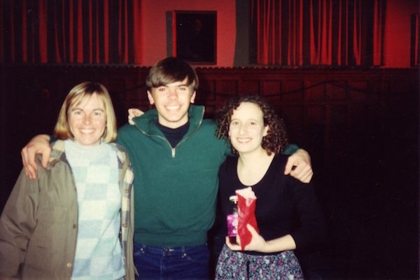 Mom and friend Dawn attend WPI graduation party.